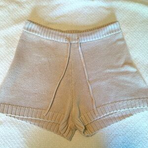 Billabong Cream Knit Shorts